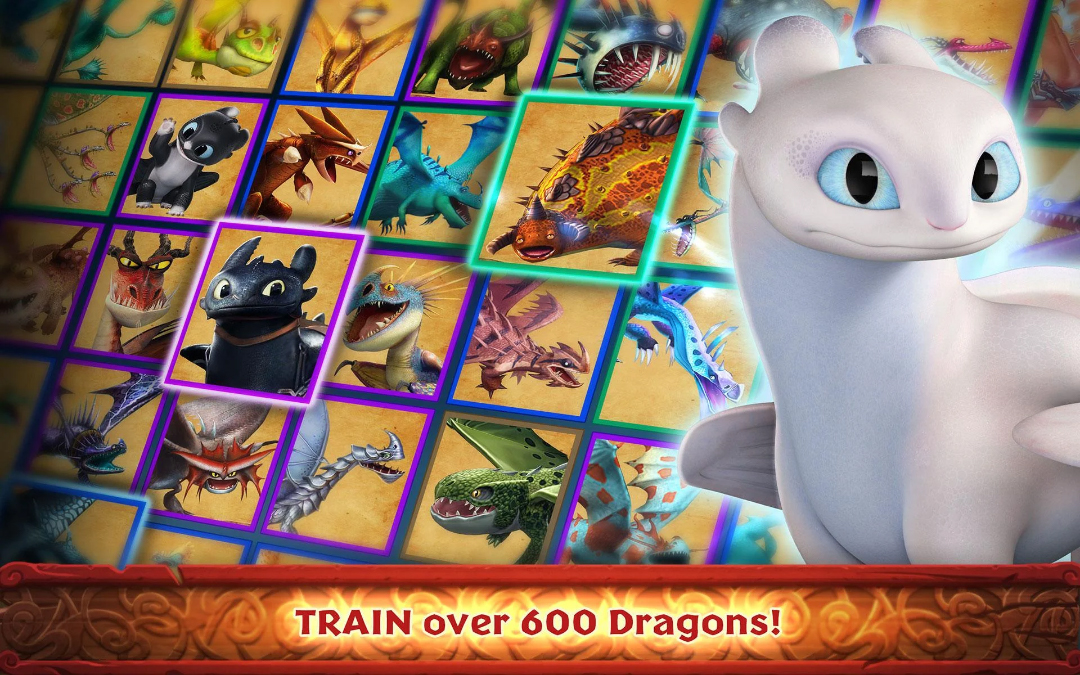 Train over 600 Dragons